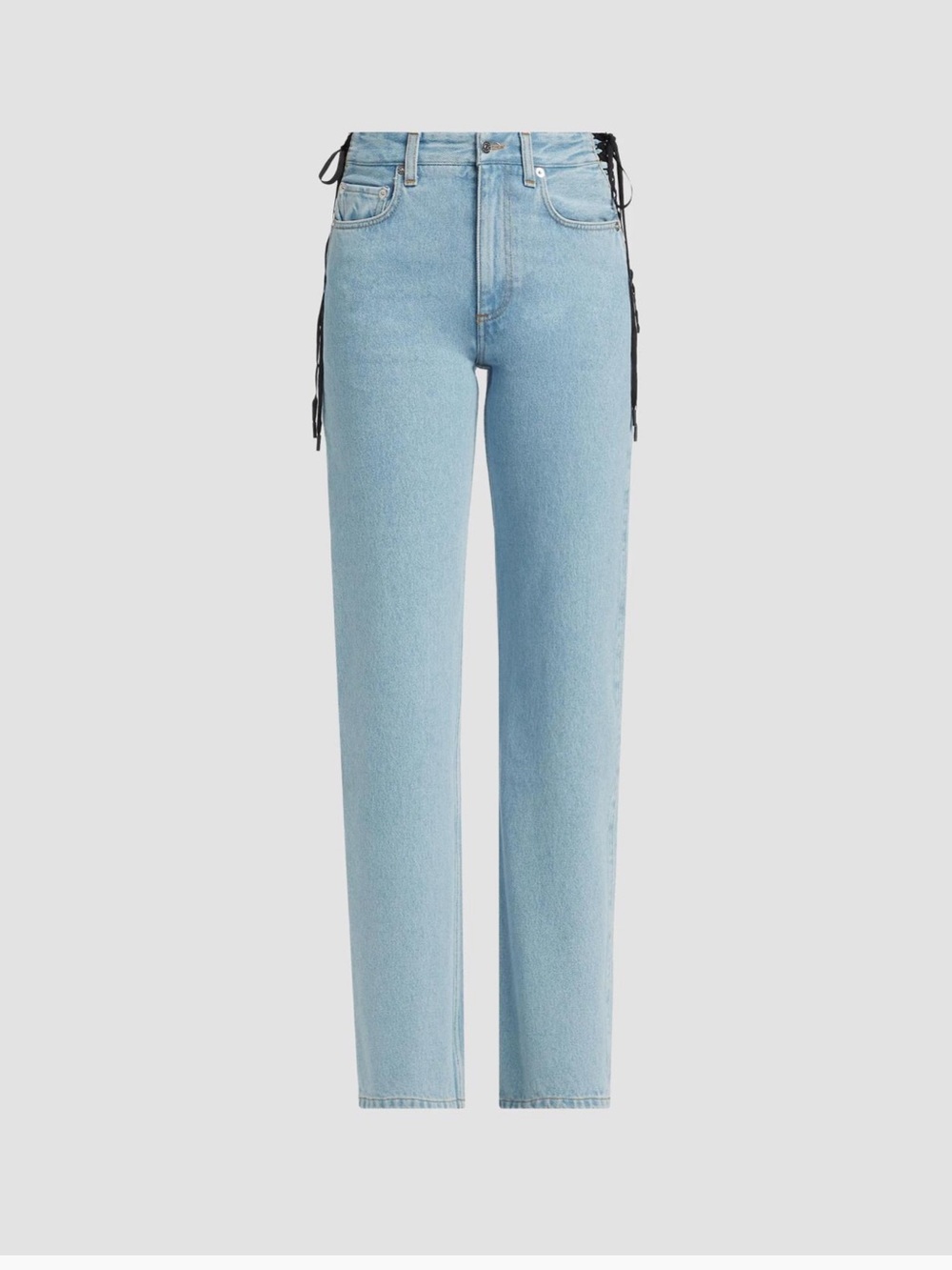 Mugler Light Wash Straight-Leg Jeans